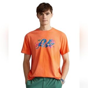 Polo Ralph Lauren Men's Classic-Fit Floral Logo T-Shirt Cotton Size XXL NWT